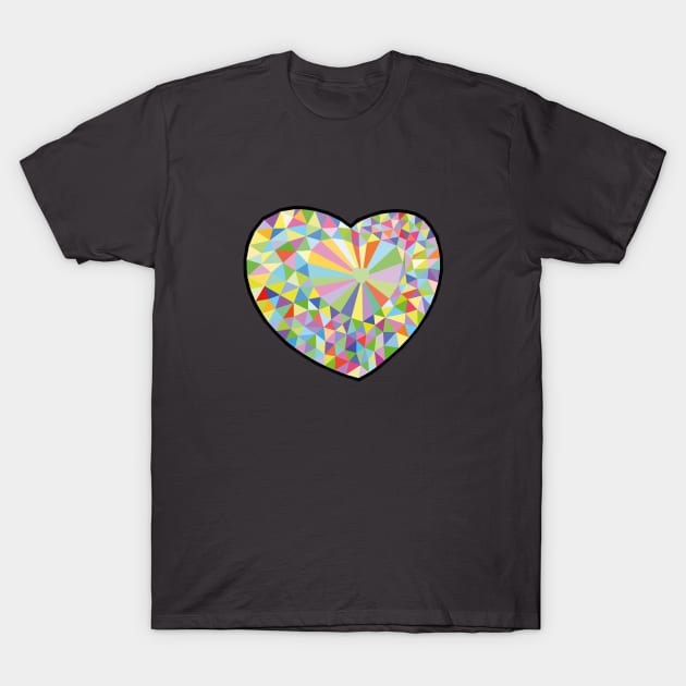 dimond heart T-Shirt by IpamiaSpace